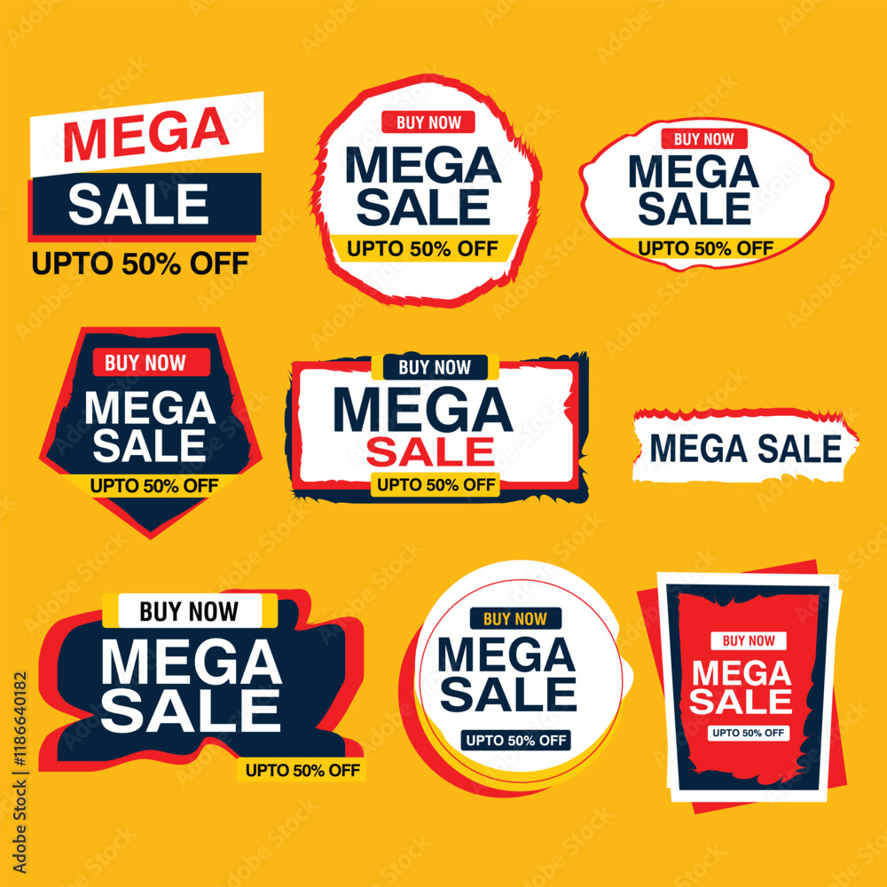 Obraz premium Special offer banner, hot sale, big sale, super sale, sale banner vector, black and yellow banner