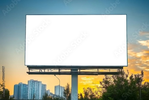 Wallpaper Mural Blank billboard ready for new advertisement Torontodigital.ca
