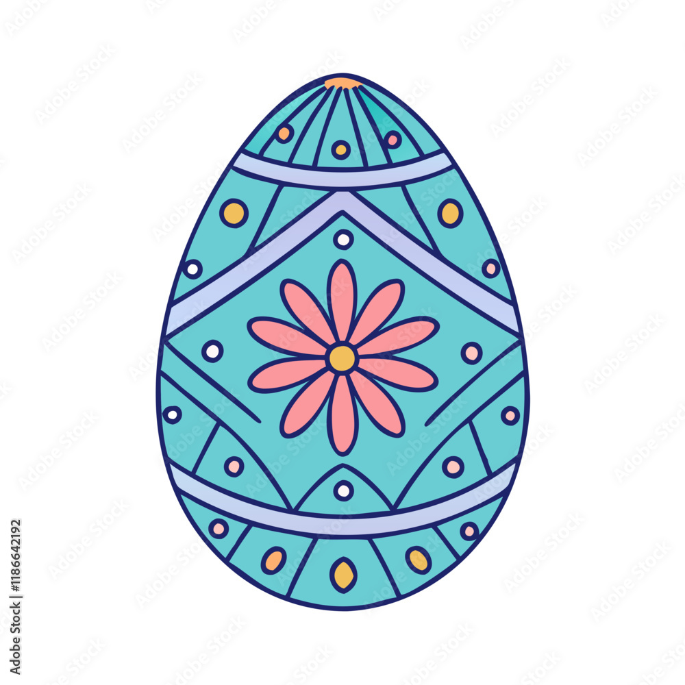 decorated egg pattern vector icon, easter vector illustration - simple illustration of decorated egg pattern perfect for logos, and easter-themed designs. decorated egg pattern vector icon, easter vector illustration - simple illustration of decorated egg pattern perfect for logos, and easter-themed designs.