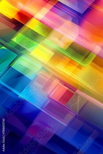 Abstract background with 1970 colour palette that bleeds into a 1980's colour palette