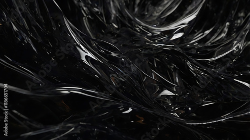 Close-up shot of black background texture   modern style Abstract art concept and object closeup.
