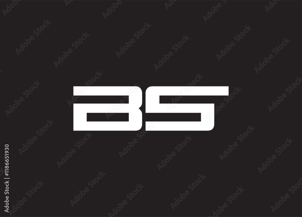 BS letter logo and initial logo design BS letter logo and initial logo design