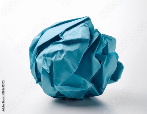 crumpled paper ball