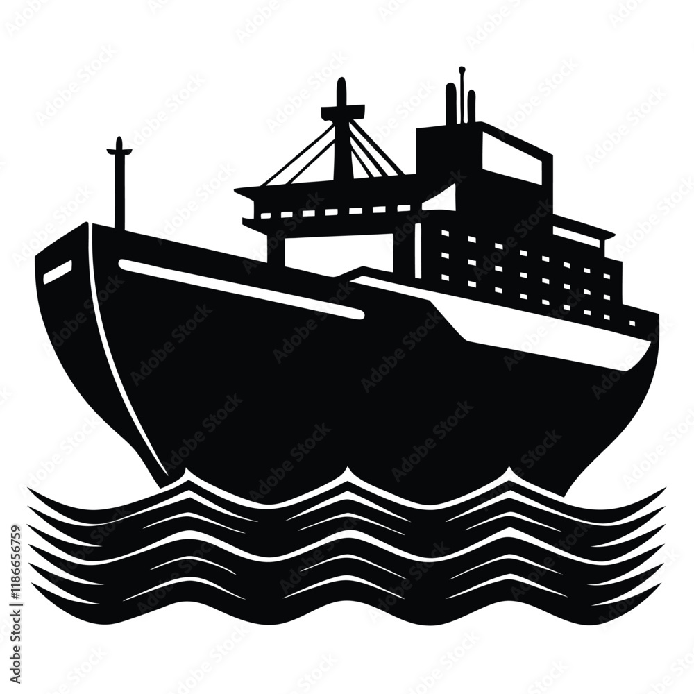 Fototapeta premium Ship vector file