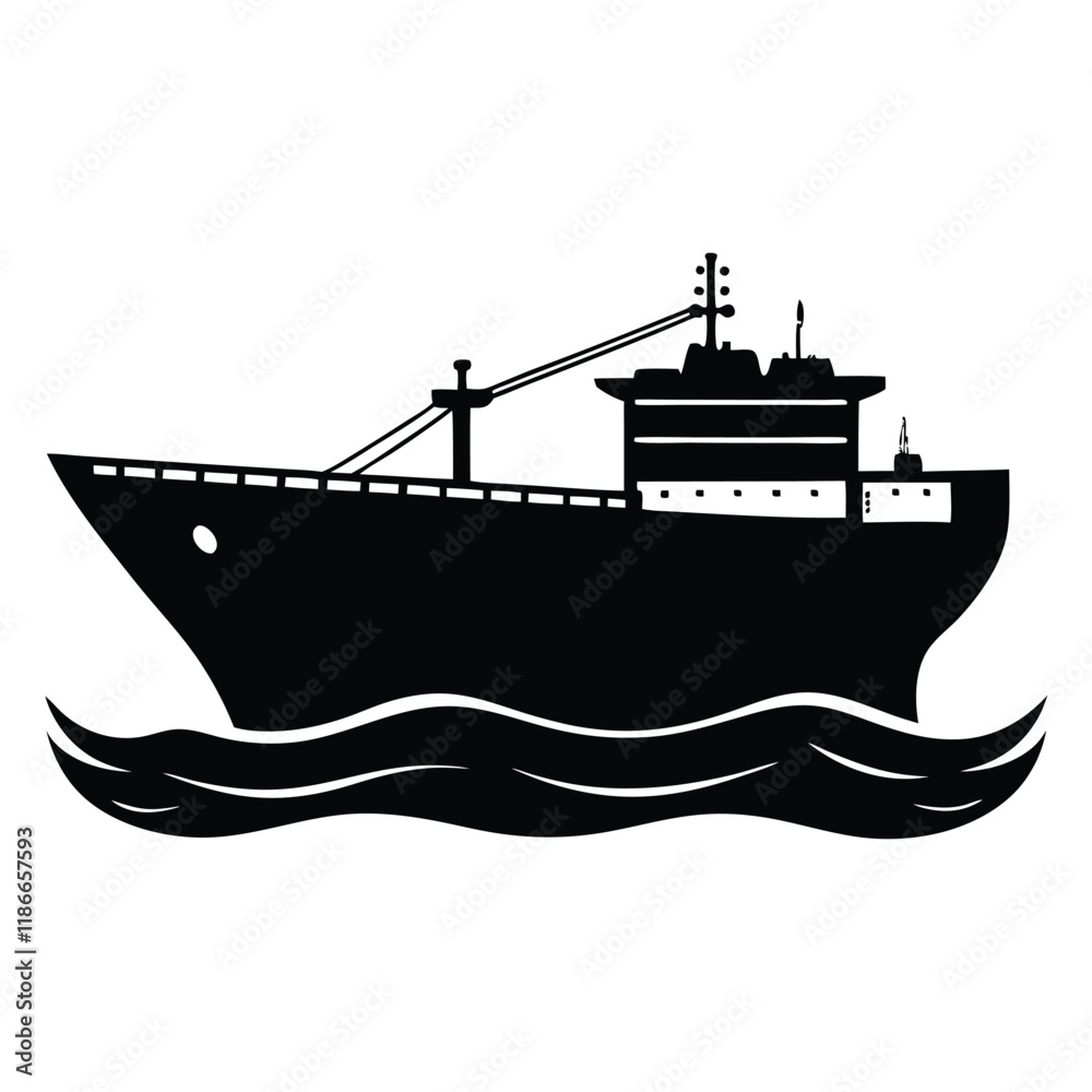 Obraz premium Ship vector file