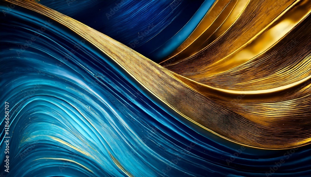 blue gold abstract wave strains history blue gold abstract wave strains history