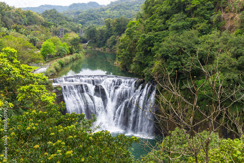 Shifen waterfall a natural wonder in Taiwan’s forest