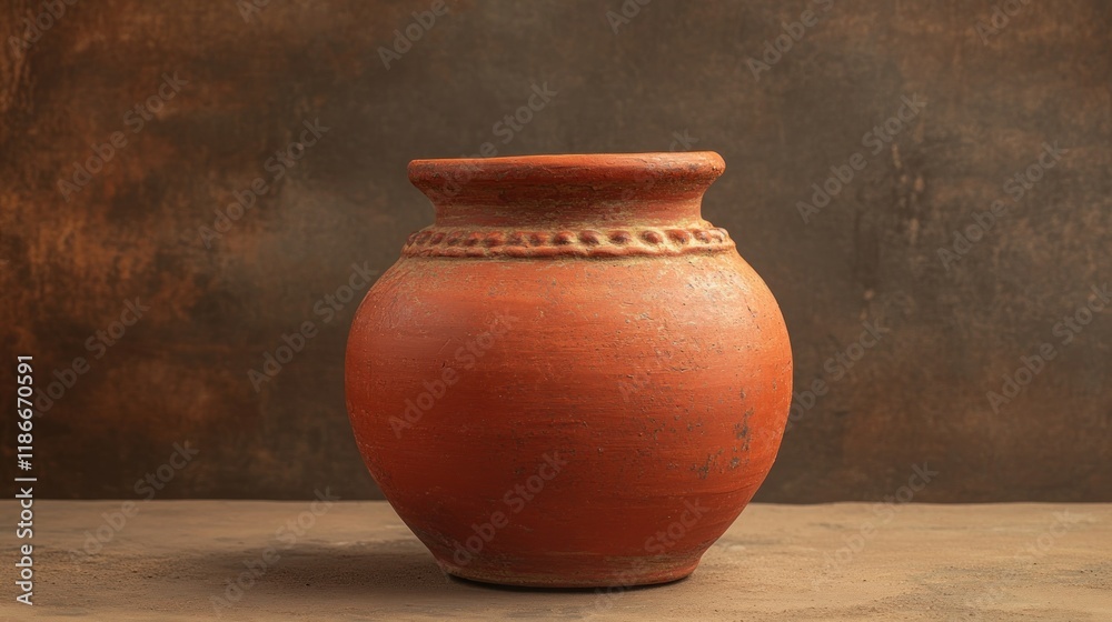 Ancient Terracotta Pot: A Rustic Still Life Ancient Terracotta Pot: A Rustic Still Life