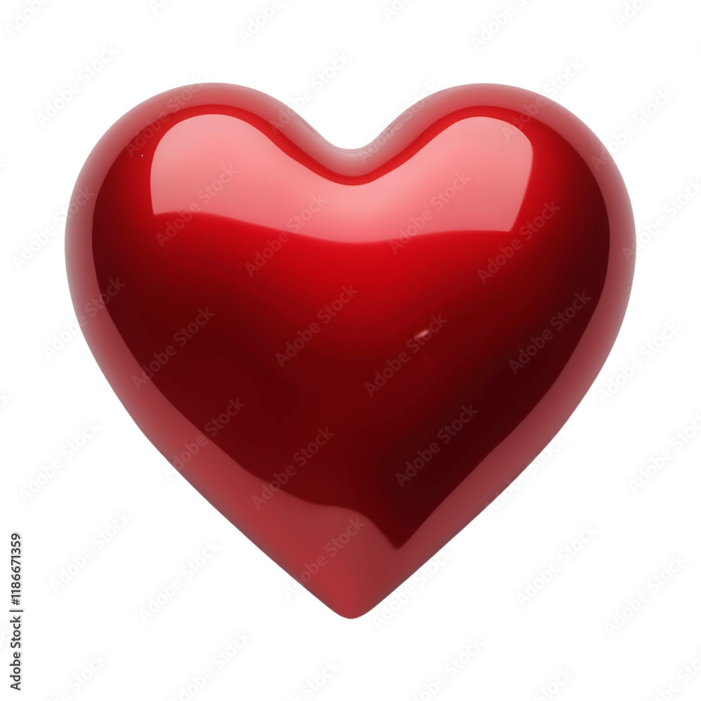 Red heart isolated on transparent background Red heart isolated on transparent background