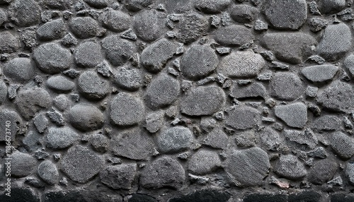 old grey roughcast outdoors wall huge panoramic texture grey pebbledash coarse plaster surface abstract grunge history