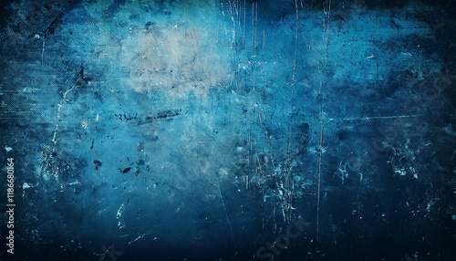 vintage old scratched movie history texture dirty rusty grunge stain blue photo