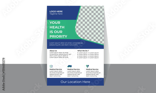 Professional creative medical flyer Design