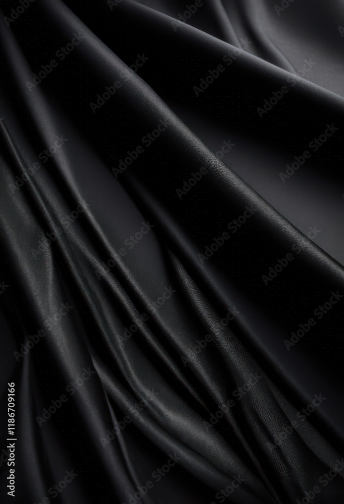 Fototapeta premium intriguing close exploration black textured materials displayed creative arrangement captivating visual elements, design, pattern, composition, lighting