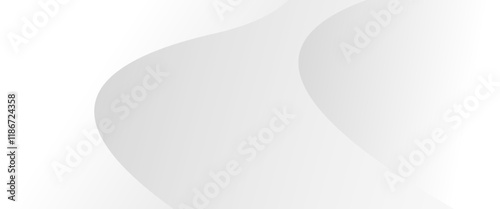 Abstract white fabric with soft wave design