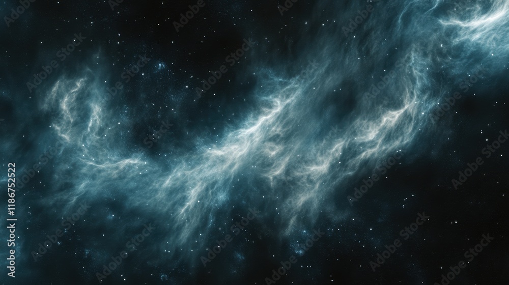 Ethereal Cosmic Clouds in Deep Space with Stars and Nebulae Ethereal Cosmic Clouds in Deep Space with Stars and Nebulae