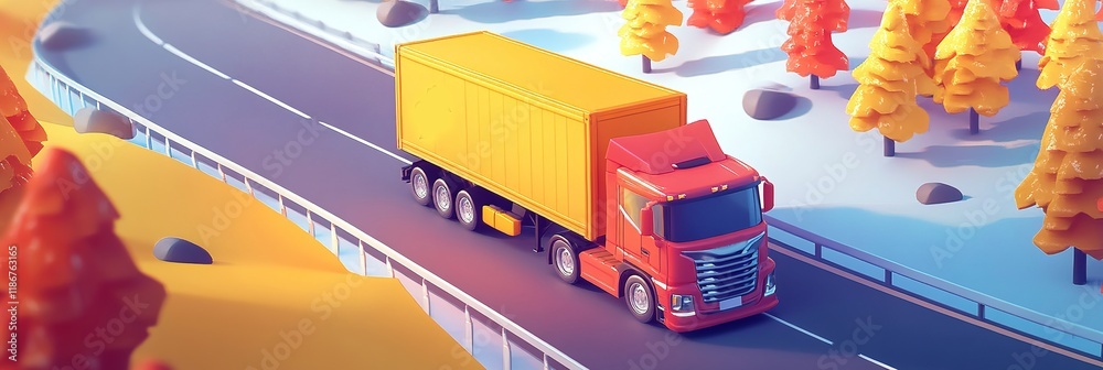 © Da - AI-Driven Route Optimization: Revolutionizing Transport Efficiency. Abstract 32K Tech Background Showcasing Economic Data for Fuel Savings, Reduced Delivery Times, and Enhanced Service Levels in Logis