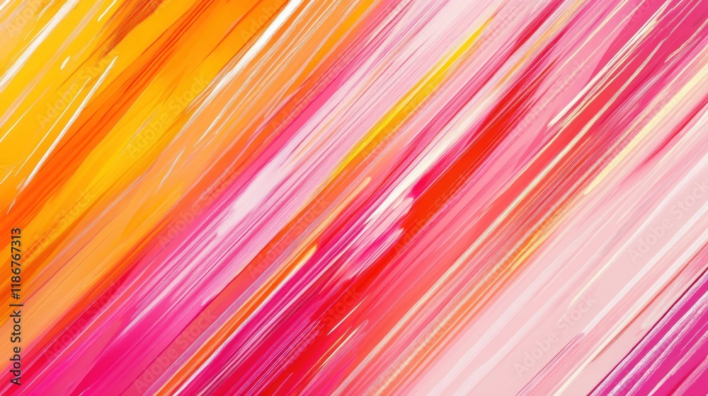 Abstract diagonal lines in orange, pink, and white. Abstract diagonal lines in orange, pink, and white.
