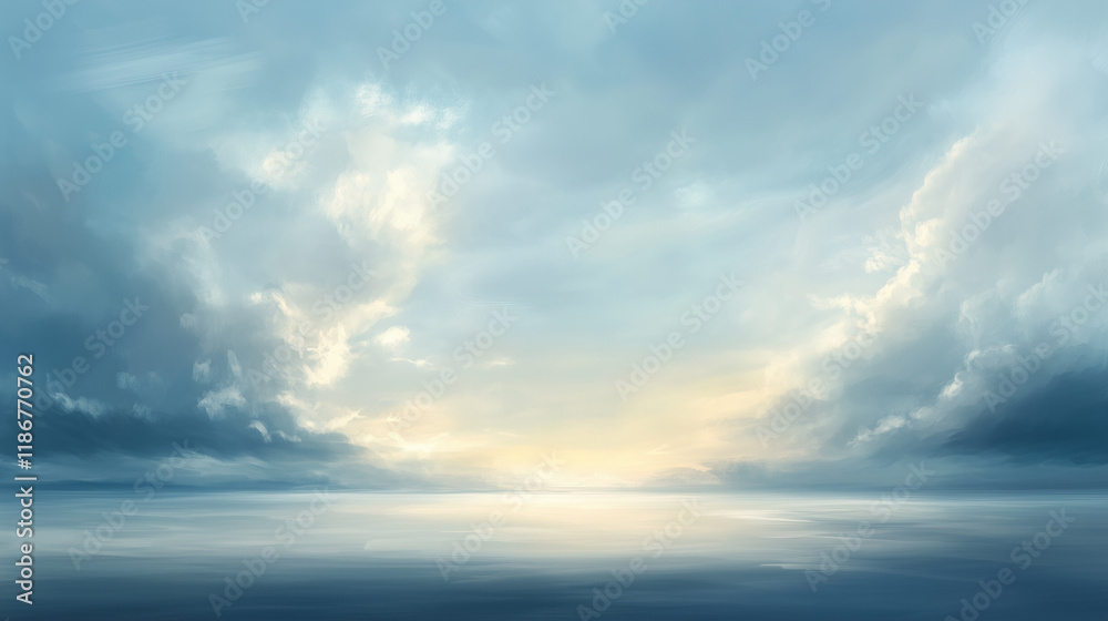 Obraz premium blue sky with clouds