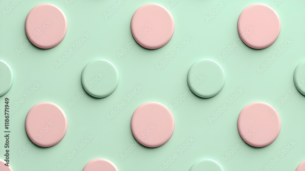 Charming Pastel Polka Dot Design in Soft Colors for High Quality Visuals Charming Pastel Polka Dot Design in Soft Colors for High Quality Visuals