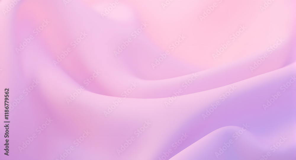 Obraz premium Soft Pink and Lavender Draped Fabric Texture