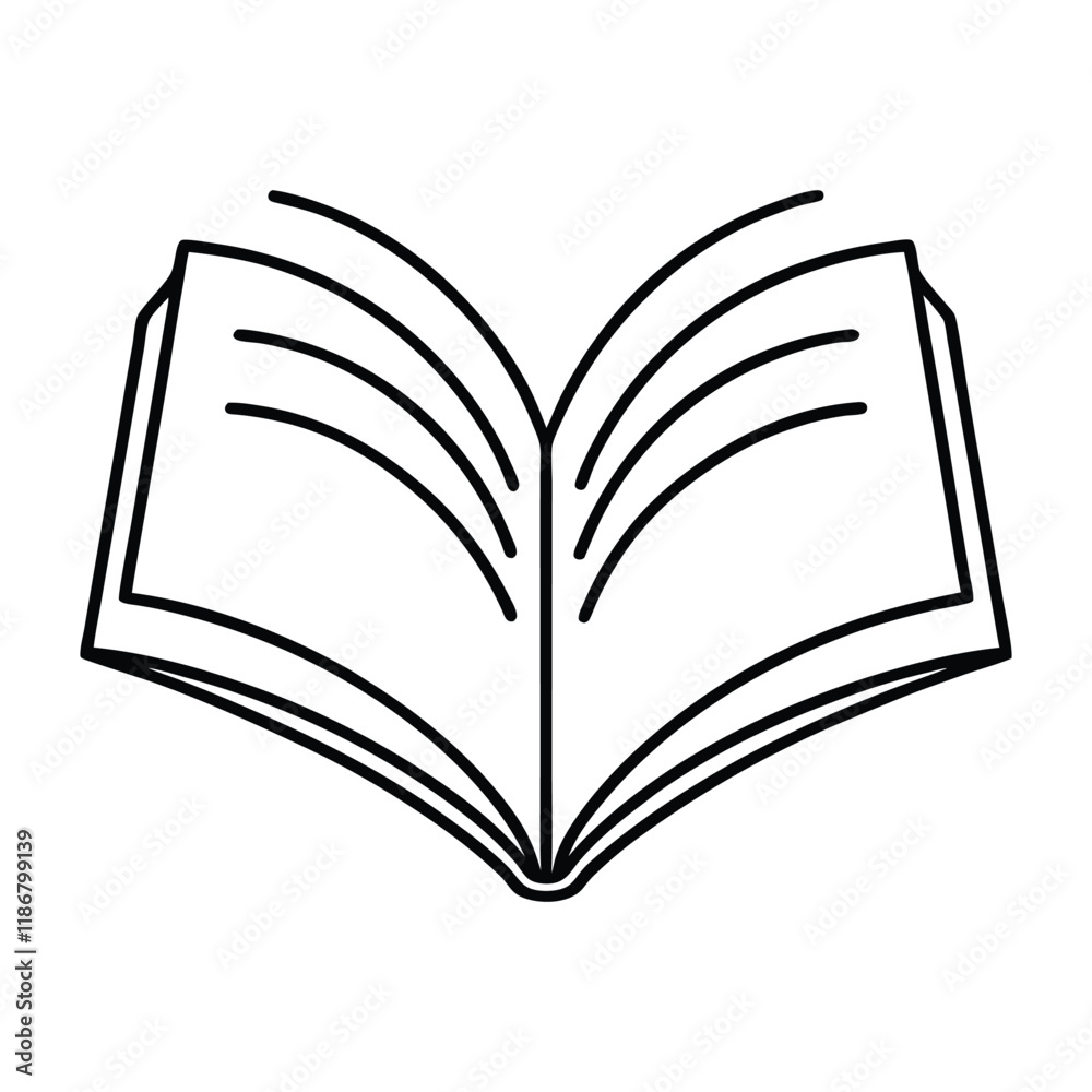 A minimalist design of an open book with flying pages, all created with a single continuous line, symbolizing the flow of knowledge and creativity. A minimalist design of an open book with flying pages, all created with a single continuous line, symbolizing the flow of knowledge and creativity.