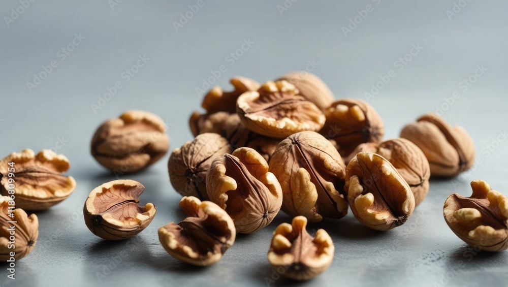 walnuts set against a clear backdrop. The idea of delicious and nutritious food walnuts set against a clear backdrop. The idea of delicious and nutritious food