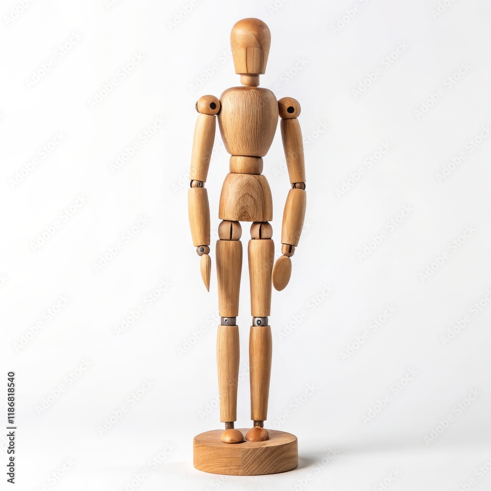Wooden Artist Mannequin Full Body Shot, Light Background, Simple Pose, Art Model, Figure, Craft Art Model, Mannequin Wooden Artist Mannequin Full Body Shot, Light Background, Simple Pose, Art Model, Figure, Craft Art Model, Mannequin