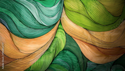 colorful summary inexperienced portray