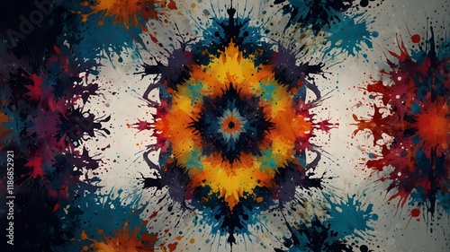 Chaotic Symmetry Create symmetrical designs
