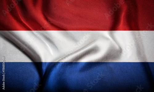 waving dutch flag photo