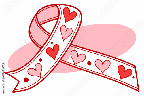 Valentine Set of Rainboho, Flower, and Love Designs on White Background  Romantic Art Collection