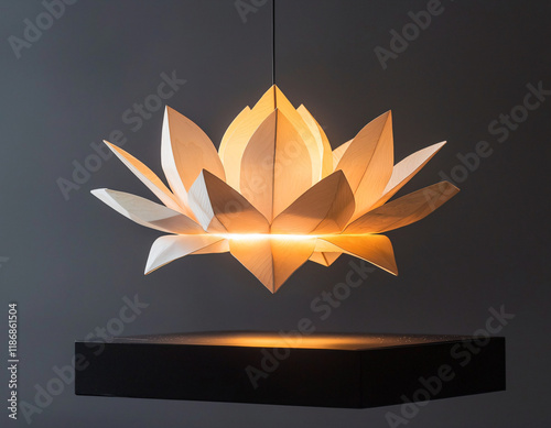 Lotus Wood Lamp