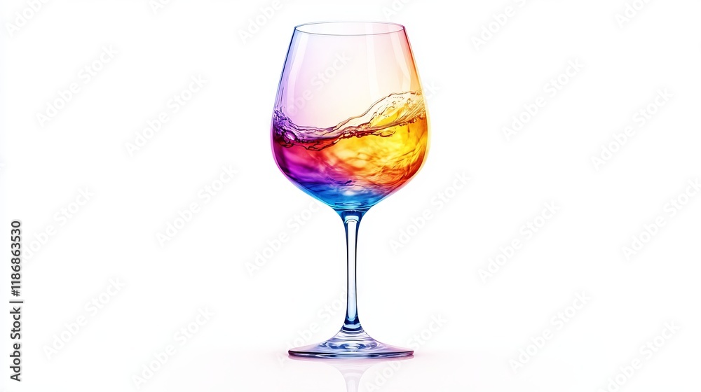 Crystal Clear Glass Filled with Refreshing Water and Ice Cubes on a Bright Sunny Day in Nature Crystal Clear Glass Filled with Refreshing Water and Ice Cubes on a Bright Sunny Day in Nature