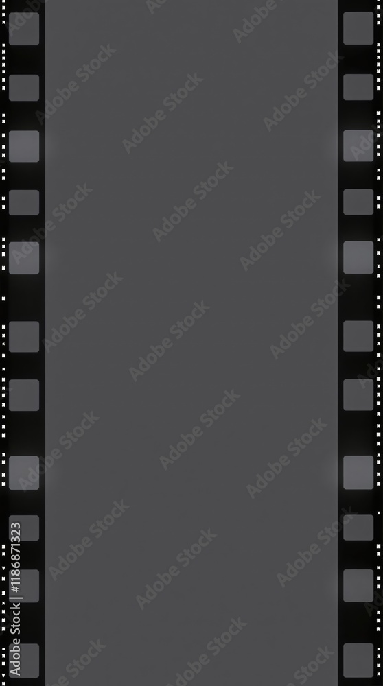 Blank film strip border adding own photos text Nostalgic and classic design Blank film strip border adding own photos text Nostalgic and classic design