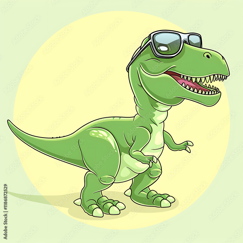 Cool Dinosaur Illustration Cool Dinosaur Illustration