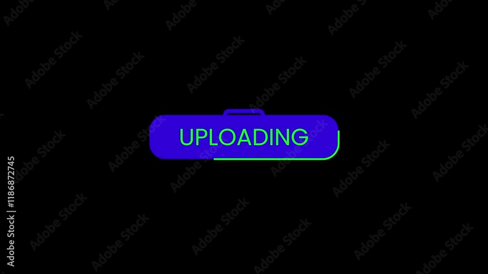 Upload icon upload process black and white background Upload icon upload process black and white background
