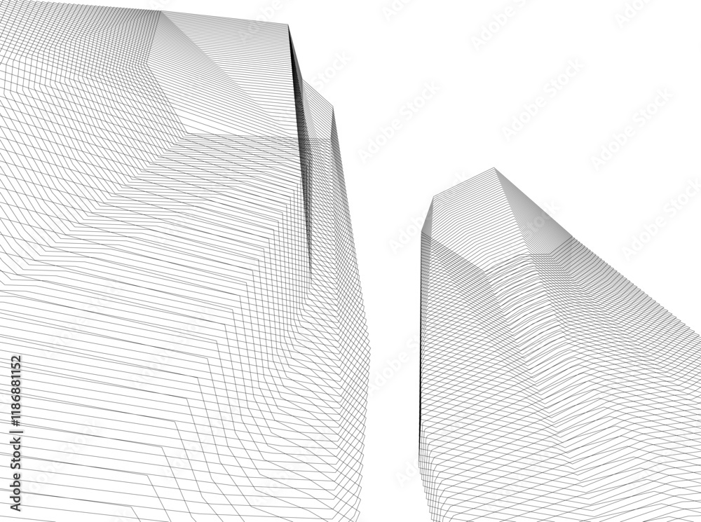 abstract architecture, vector background abstract architecture, vector background