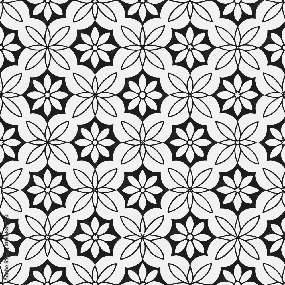 Islamic Flat design arabesque seamless pattern Islamic Flat design arabesque seamless pattern