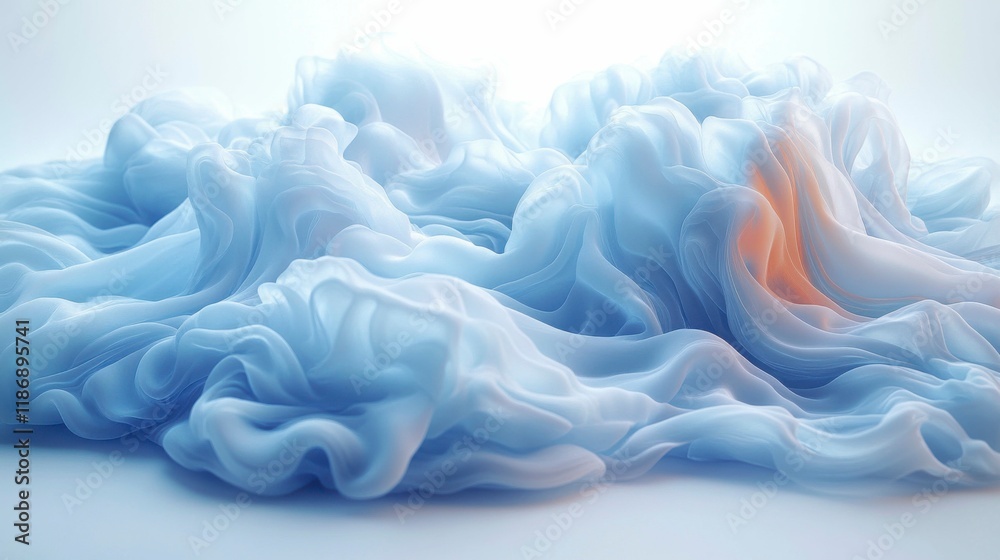 Obraz premium Background featuring a smooth, textured sheet of white paper with slight crinkles, ideal for adding subtle visual texture to digital art, invitations, or minimalist branding projects.