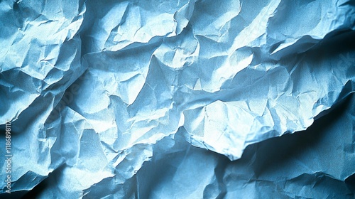 Wallpaper Mural Close-up of a crumpled paper texture with rough folds and creases, giving a worn and tactile appearance perfect for backgrounds with a nostalgic or handmade aesthetic. Torontodigital.ca