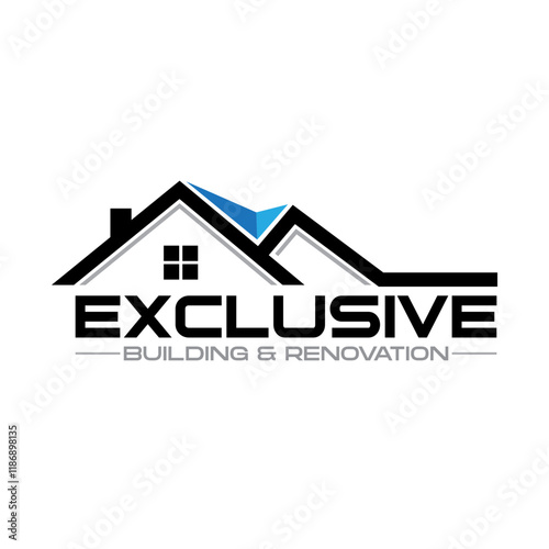 Illustration graphic vector of house building and renovation logo design template
