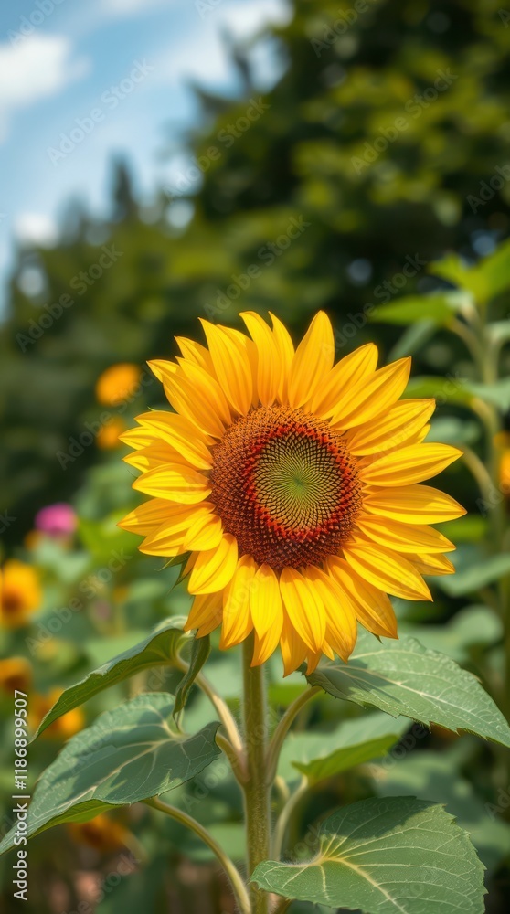 The Nice Sunflower bright sunlight The Nice Sunflower bright sunlight