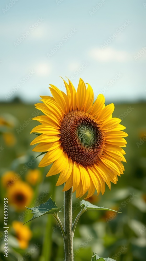 Obraz premium The Nice Sunflower bright sunlight