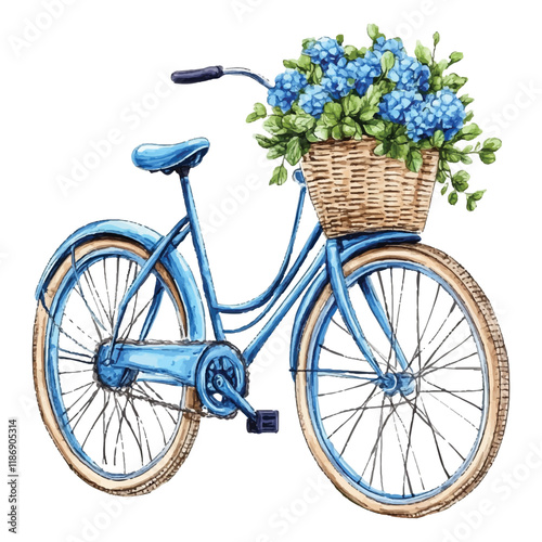 bicycle and flowers