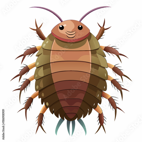 illustration of a cartoon bug