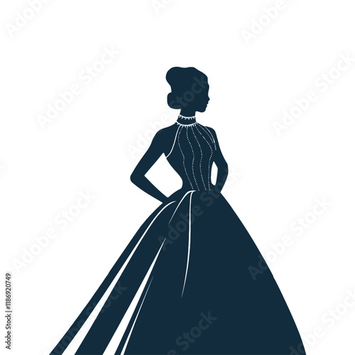 vintage pinup style girl collection with cocktail hand-drawn black vector artwork