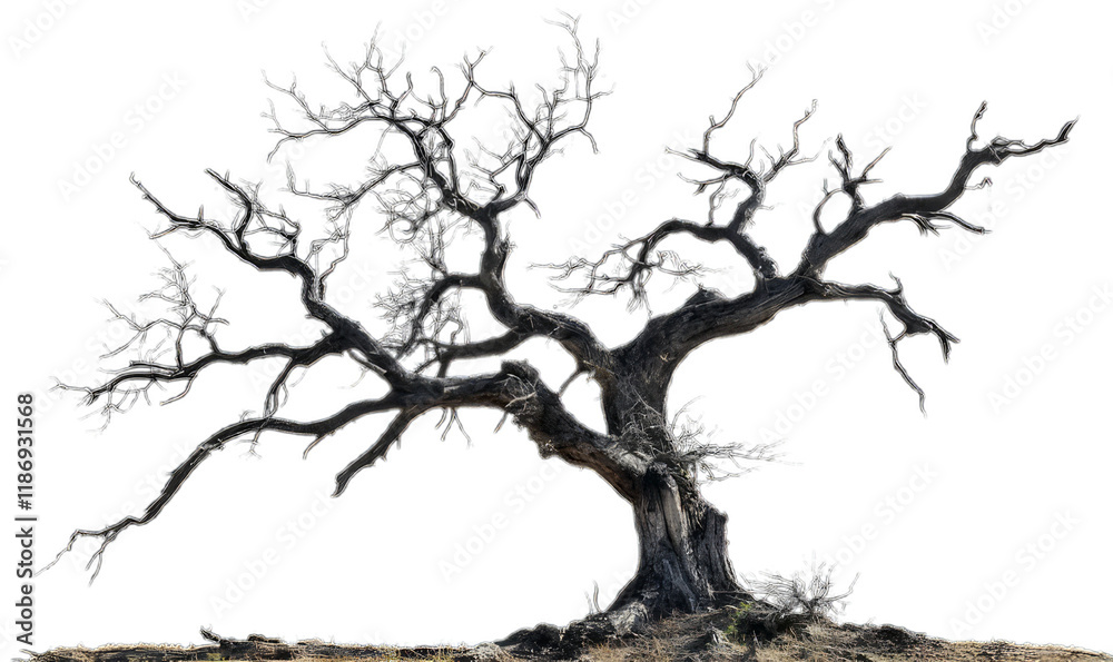 Dead tree isolated on a white background, clipping path.
Dead tree isolated on a white background, clipping path.