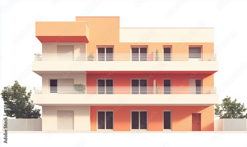 Obraz premium Minimalist modern residence