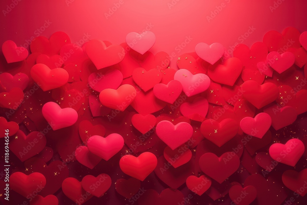 Vibrant Heart Waves on a Red Background Creating a Romantic and Festive Atmosphere Perfect for Celebrations, Events, and Designs Related to Love and Affection Vibrant Heart Waves on a Red Background Creating a Romantic and Festive Atmosphere Perfect for Celebrations, Events, and Designs Related to Love and Affection