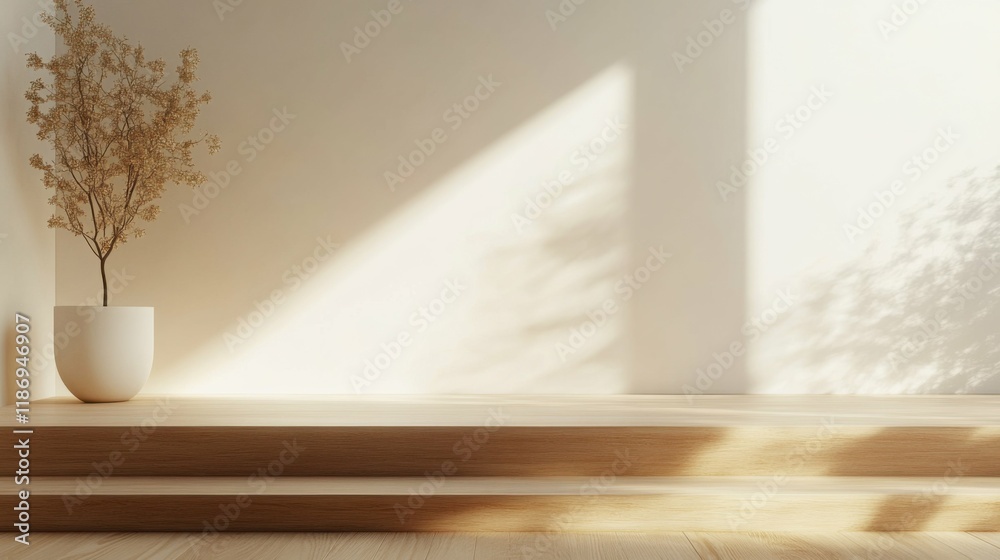 wooden platform with minimalist design and soft lighting, clean and serene composition, bold and natural focus, modern and calming atmosphere wooden platform with minimalist design and soft lighting, clean and serene composition, bold and natural focus, modern and calming atmosphere